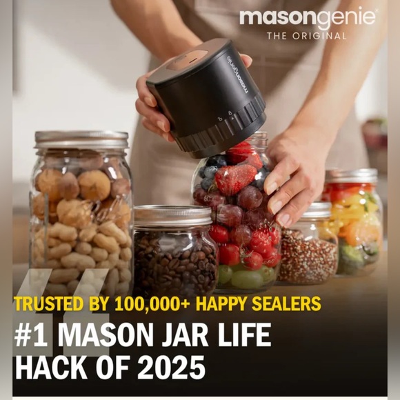 Mason Genie Vacuum Sealer Kit~New - Picture 12 of 15